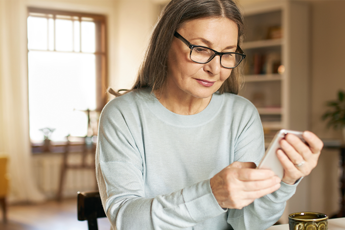 woman looking concerned